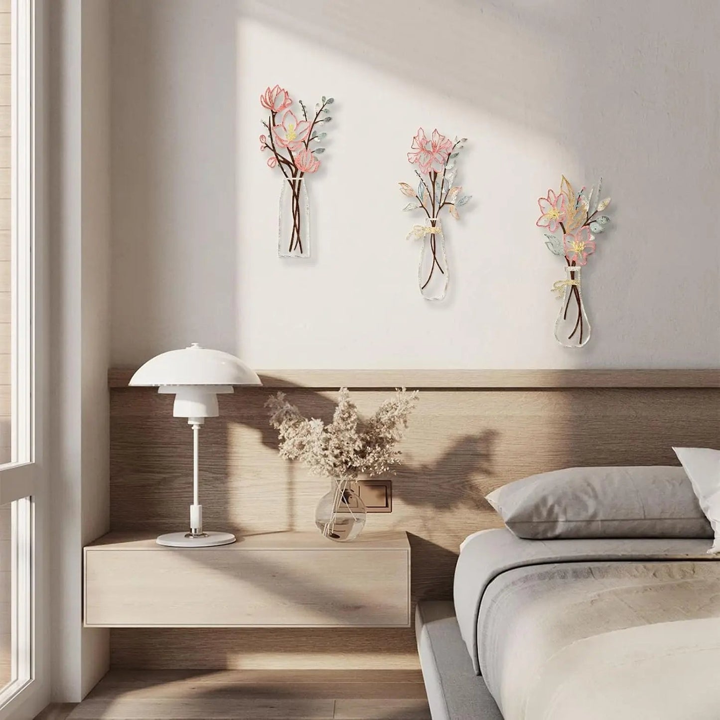 🌸Rustic Flower Wall Art – Charming Botanical Decor for Home & Porch