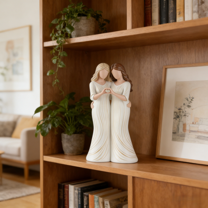 🌊Sisters by My Side, Celebrates Friendships Three Sisters Sculpture