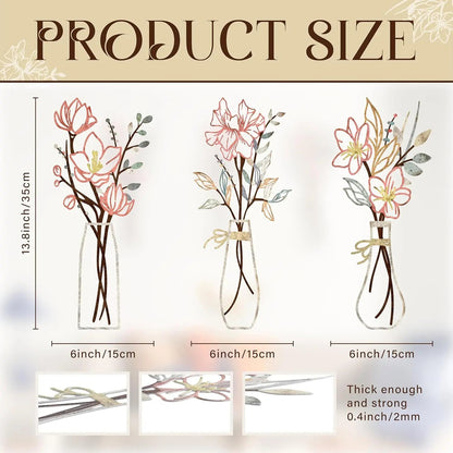 🌸Rustic Flower Wall Art – Charming Botanical Decor for Home & Porch
