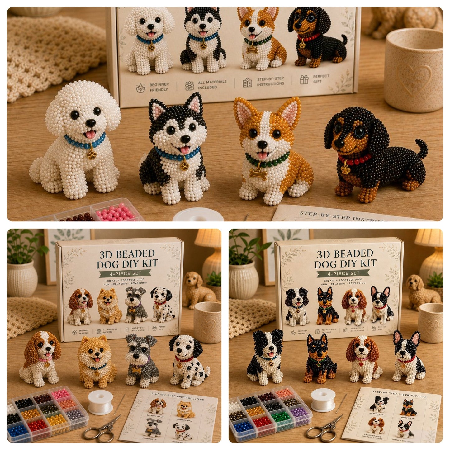 🐾 3D Beaded Pet DIY Kit