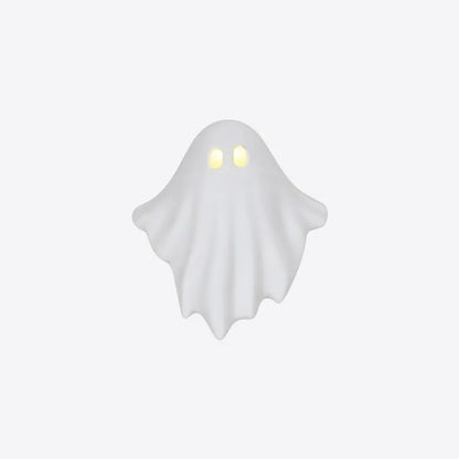 Luminous Ghost Ornament – Cute LED Halloween Tabletop Decor for Mantel, Shelf & Entryway