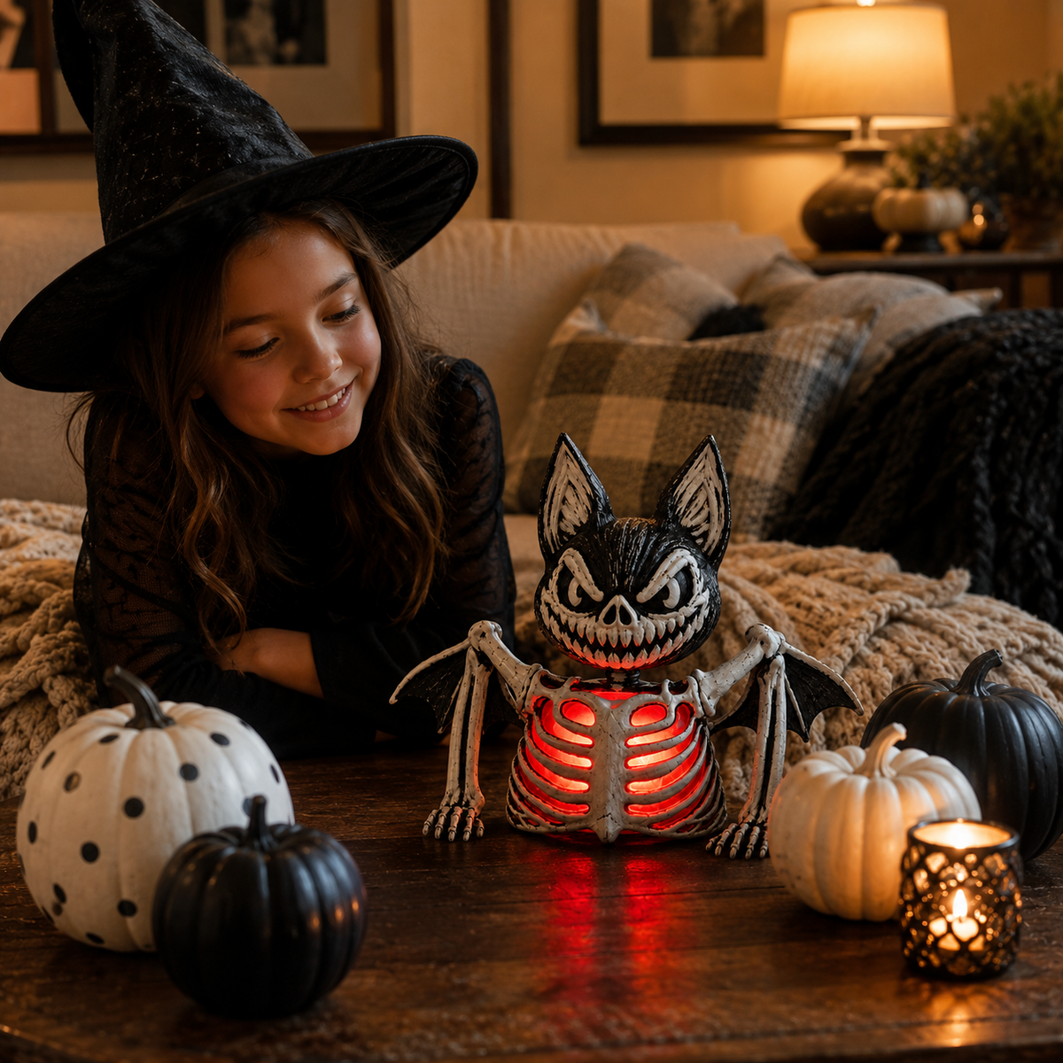 Halloween living room