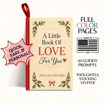 🎄❤️ Our Little Book of Love – A Heartfelt Christmas Keepsake for the Tree 📖