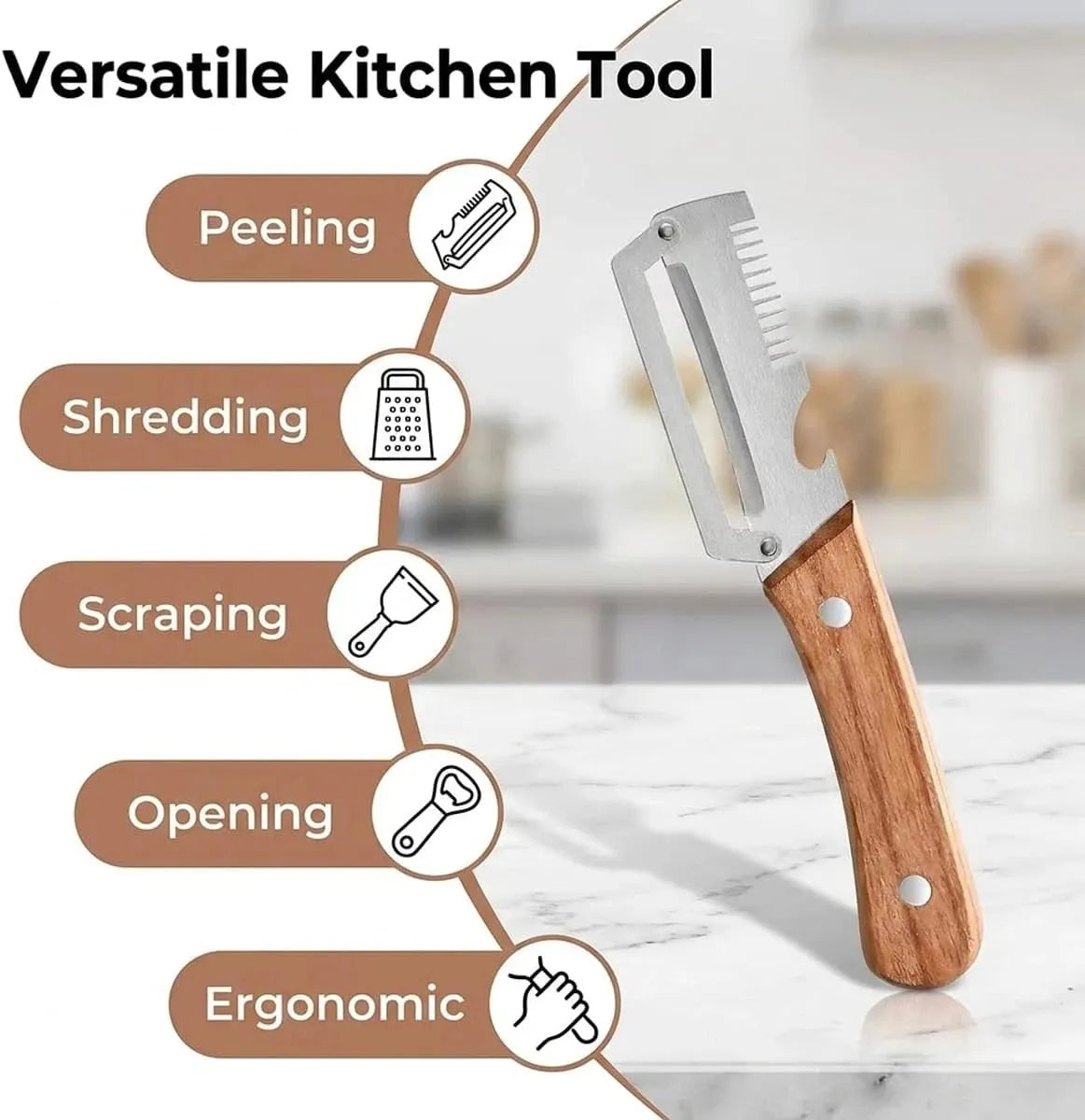 🥗🔪3-in-1 Multifunctional Vegetable Peeler