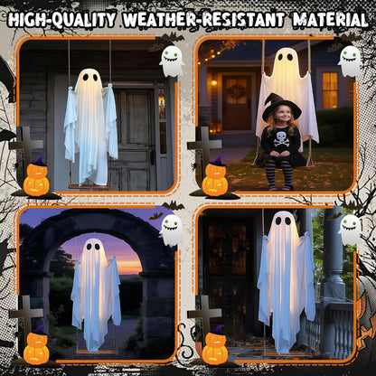 5FT Hanging Porch Ghost Halloween Decor