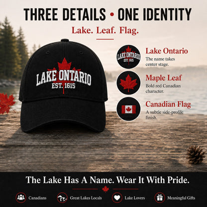 ❤️Lake Ontario Forever – 2027 fellime®Heritage Embroidered Cap🍁