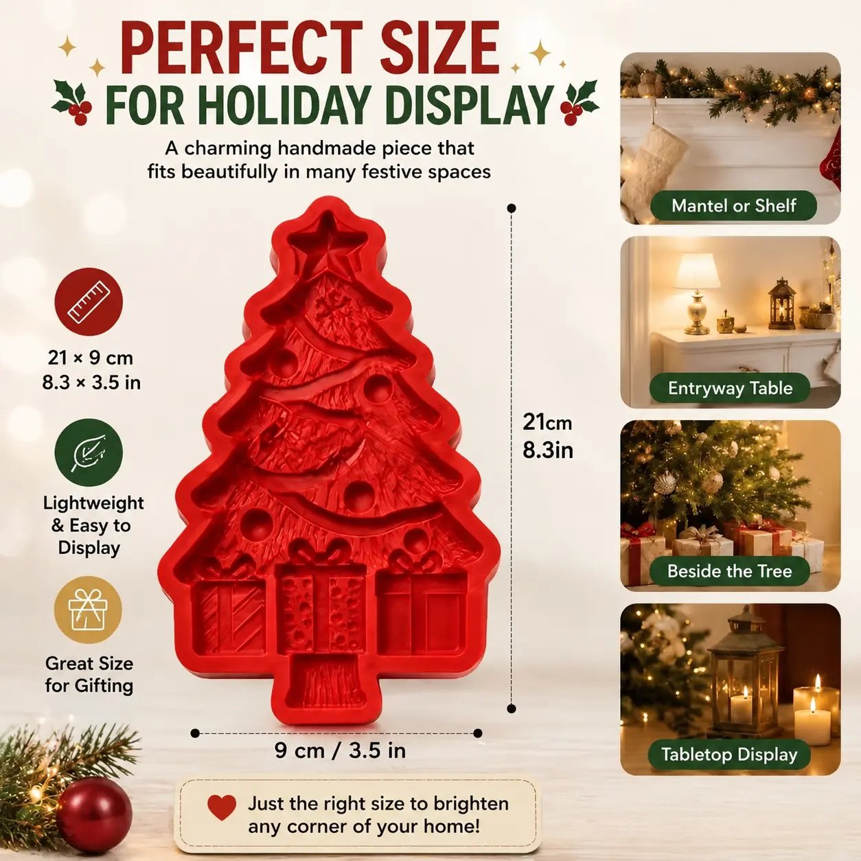 🎄✨Christmas Tree Silicone Craft Mold – Create Your Own Holiday Decor
