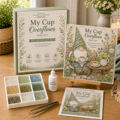 Faithful Gnomes Sea Glass Art Kit