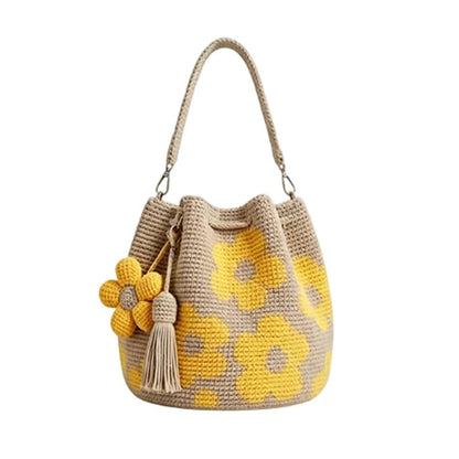 🌸🌻Crochet Bucket Bag for Women——One tote. Endless summer vibes.🌼
