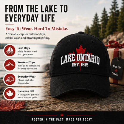 ❤️Lake Ontario Forever – 2027 fellime®Heritage Embroidered Cap🍁