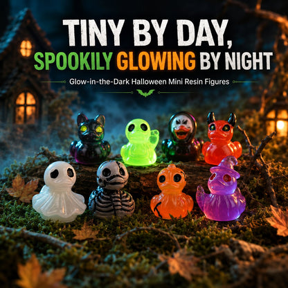 👻Mini Spooky Night Figures – Tiny Glowing Accents for Halloween🕷️✨