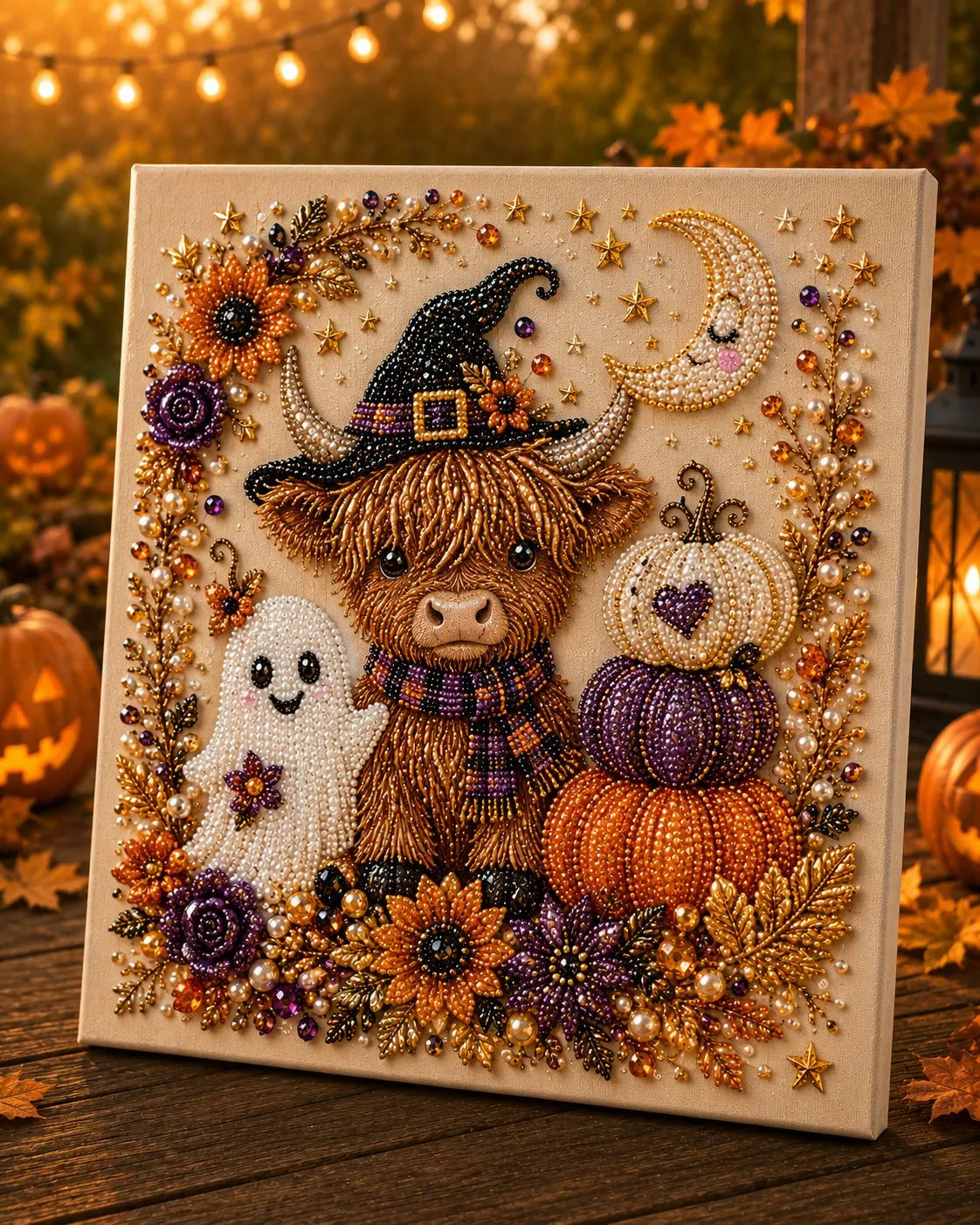 👻✨Halloween Pearl Art DIY Kit – Turn Tiny Pearls into Spooky-Cute Magic