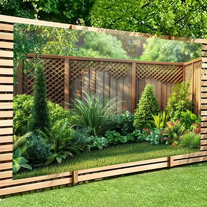 🌲🌸 Turn your backyard into an enchanted forest – one banner, endless beauty! ✨