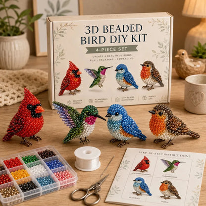 🔥Last Day 50% OFF🧵✨ Tiny 3D Beaded Animal DIY Kit