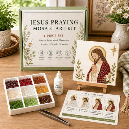 🕊️✝️DIY Christian Sea Glass Art Kit🎁 Meaningful Handmade Gift – Perfect for mothers