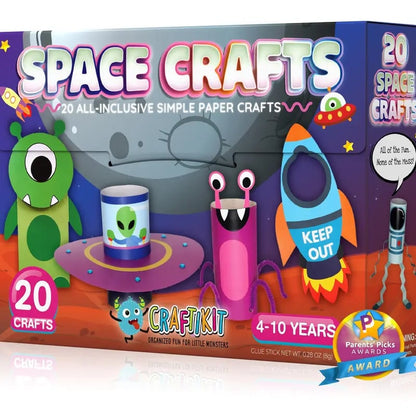 🎨❤️ 20 Princess & Unicorn Crafts in a Box – Fun Mess-Free DIY Kit for Kids Ages 3–8