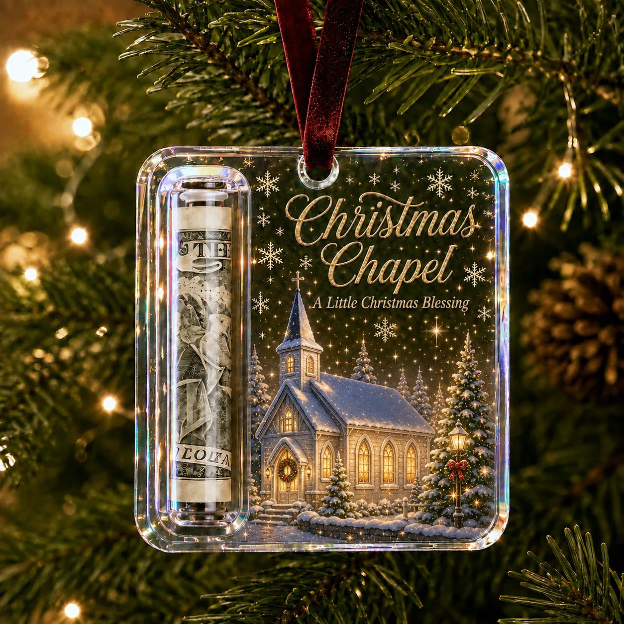 🔥Last Day 49% OFF - ✨🎄Festive Cash Pocket Ornament – A Playful Way to Gift Money