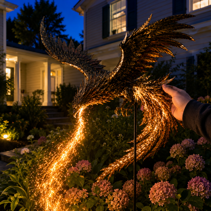 2027 Fellime® Solar Powered Phoenix Fire Garden Light