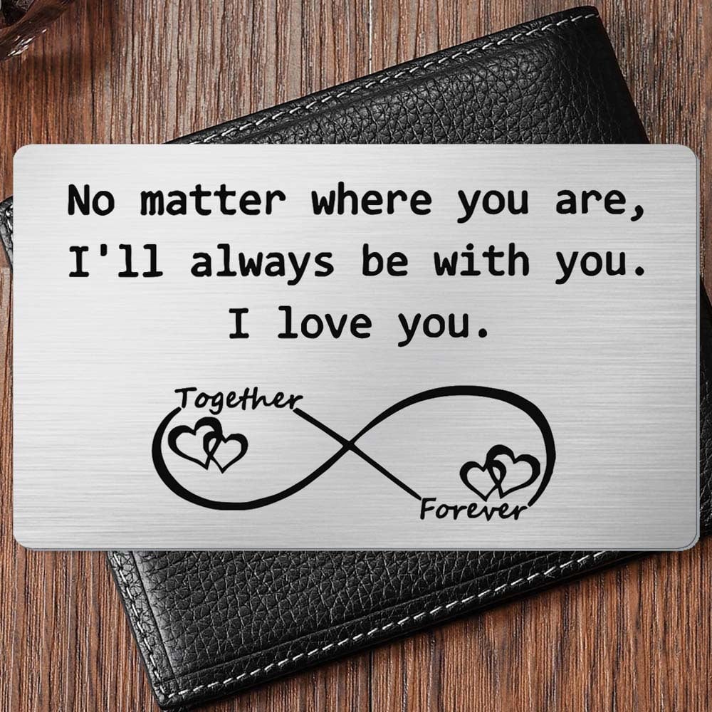 Last Day 69% OFF - ✍️Metal Engraved Card - Message of Love💞