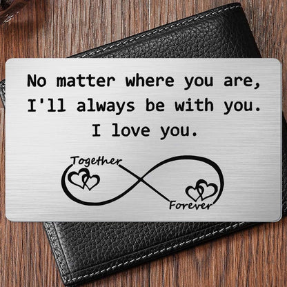 Last Day 69% OFF - ✍️Metal Engraved Card - Message of Love💞