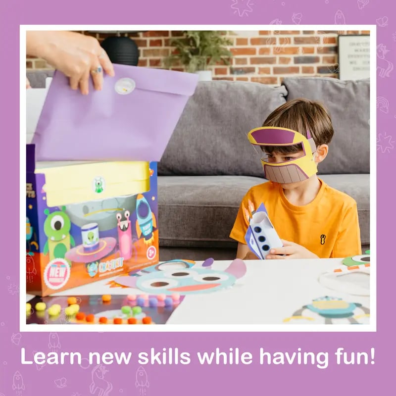 🎨❤️ 20 Princess & Unicorn Crafts in a Box – Fun Mess-Free DIY Kit for Kids Ages 3–8