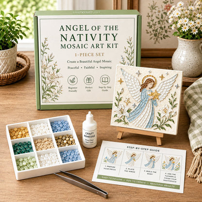 🕊️✝️DIY Christian Sea Glass Art Kit🎁 Meaningful Handmade Gift – Perfect for mothers