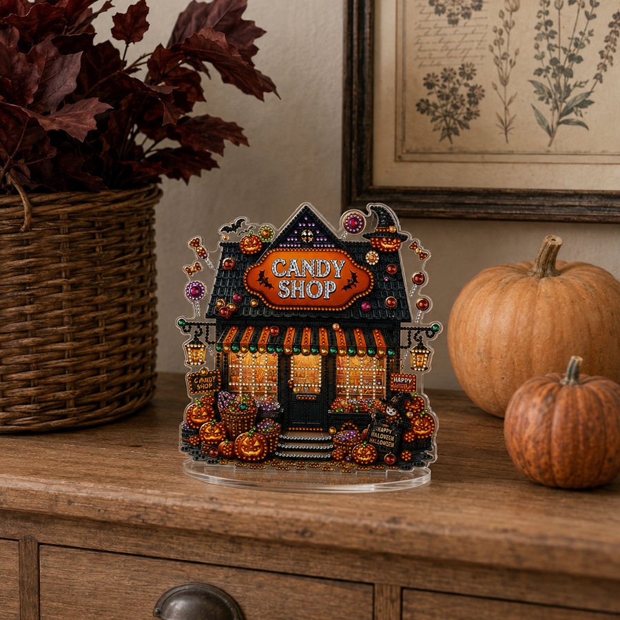 Vintage candy shop decor