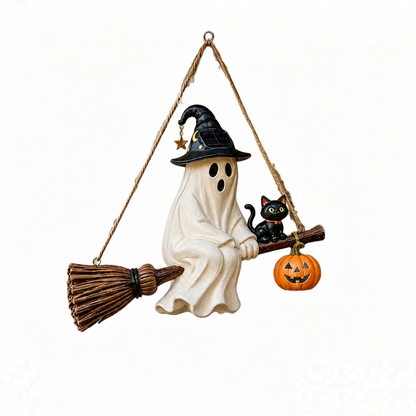 👻💀 Hanging ghost lamp | Eye-Catching Halloween Door Decoration