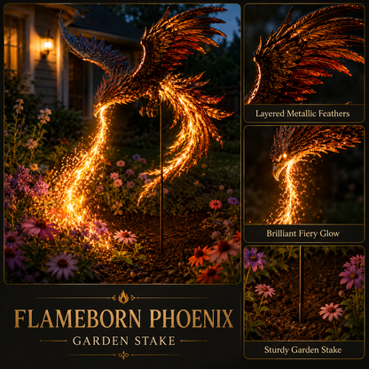 2027 Fellime® Solar Powered Phoenix Fire Garden Light