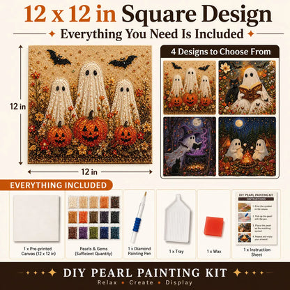 🔥 Last Day 39% OFF -👻Ghost Diamond Painting Kit