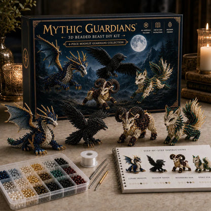Enchanted 3D Beaded Animal DIY Family Craft Kit