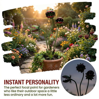 🪴Whimsical Metal Carnivorous Plant Garden Stake