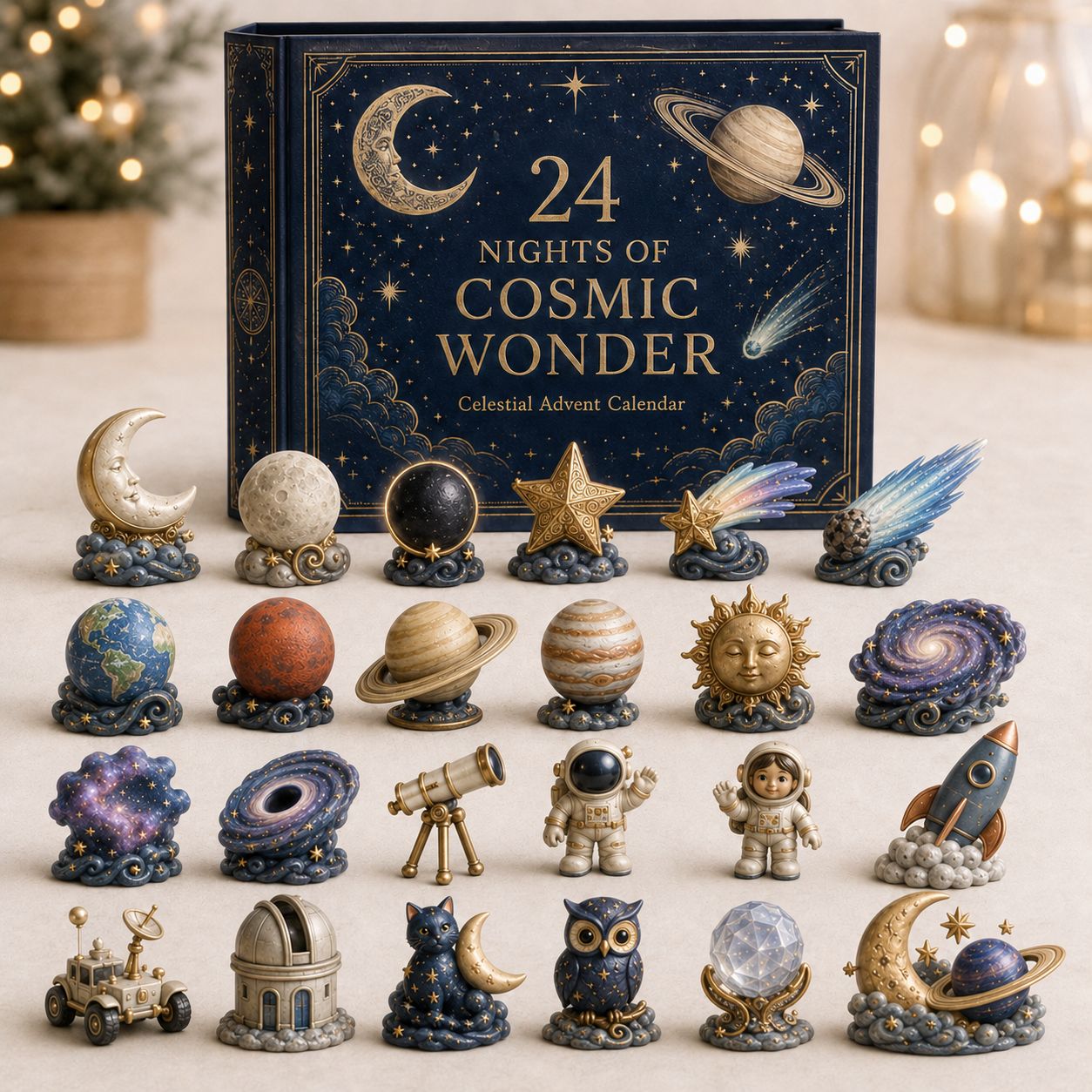 Complete 24 piece celestial miniature collection