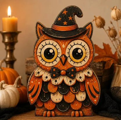 🔥Last Day 49% OFF🔥Vintage Halloween Wooden Character Tabletop Decor