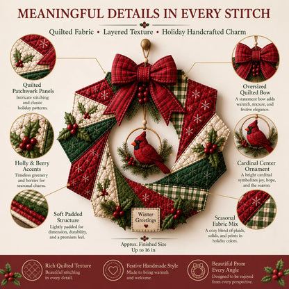 Christmas Fabric Wreath DIY Kit – A Keepsake You’ll Hang with Pride Year After Year💫