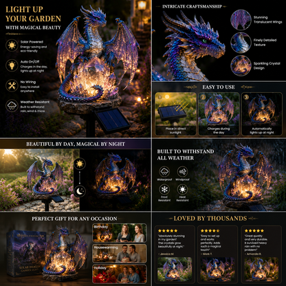 ✨️🐉 Solar Dragon Crystal Garden Light