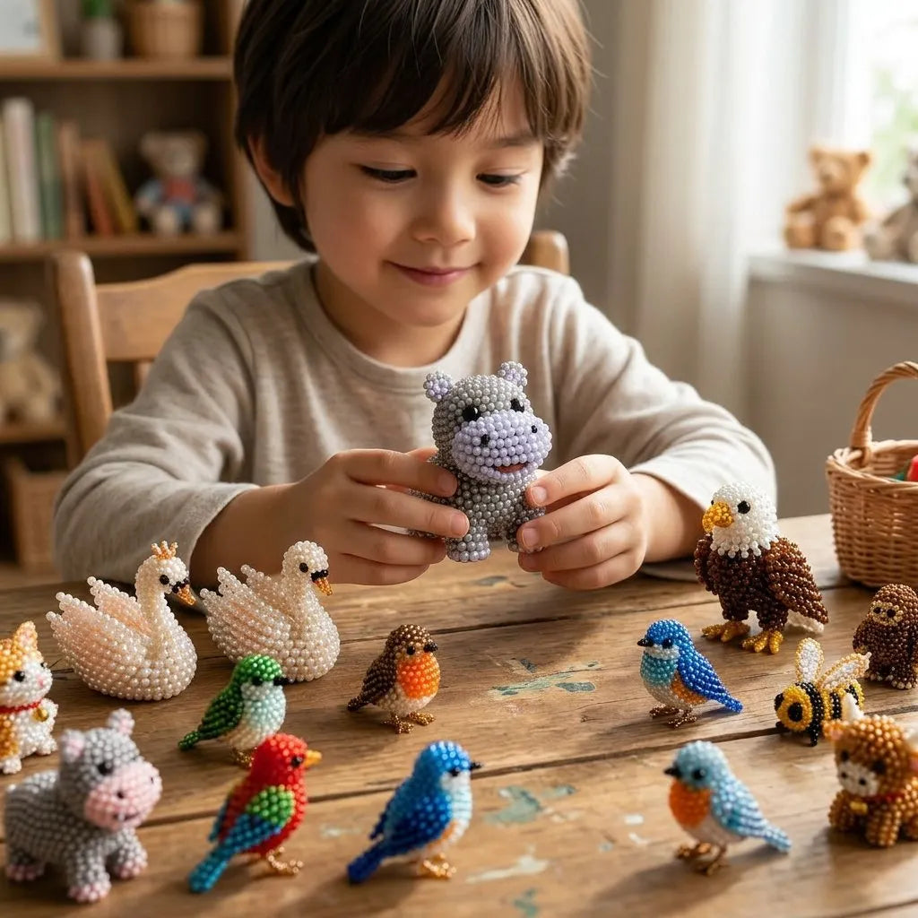 🔥Last Day 50% OFF🧵✨ Tiny 3D Beaded Animal DIY Kit