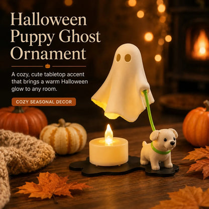 Halloween Puppy Ghost Ornament