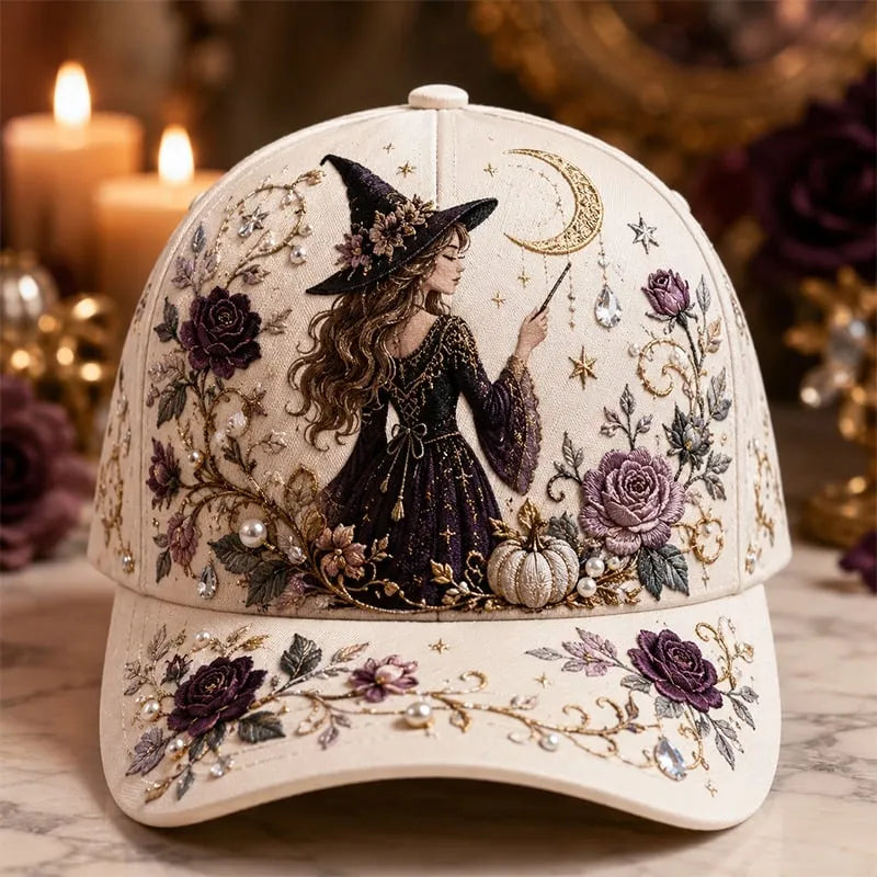 🔥Last Day 49% OFF – 🧙‍♀️✨3D Halloween Embroidery Cap