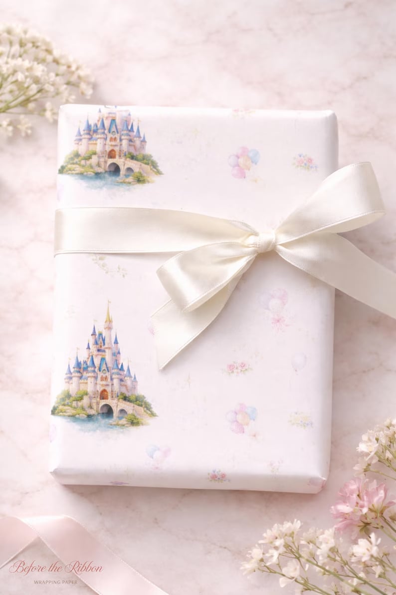 🎀Storybook Watercolor Gift Wrap