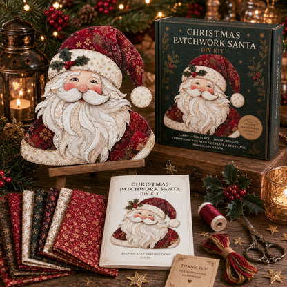 💥🏆Christmas Patchwork Fabric DIY Decor Kit