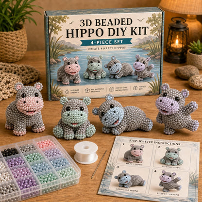 🧵✨ Petite 3D Beaded Animal Craft Kit