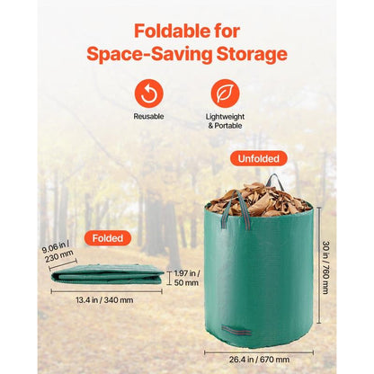 🔥Heavy-Duty Reusable Yard Cleanup Bags