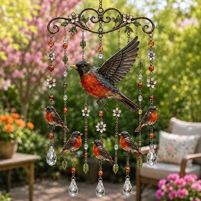 🔥 Last Day 50% OFF 🐦 Graceful Hummingbird Wind Chime 🎐 Add Beauty to Every Breeze