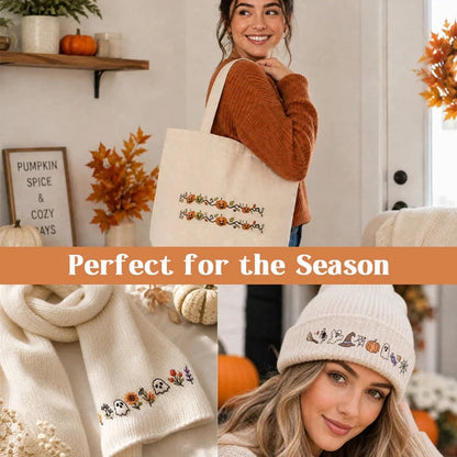 💥 LAST DAY 49% OFF - 🎃🪡 2026 Fellime®Spooky Stitch Halloween Pattern Pack