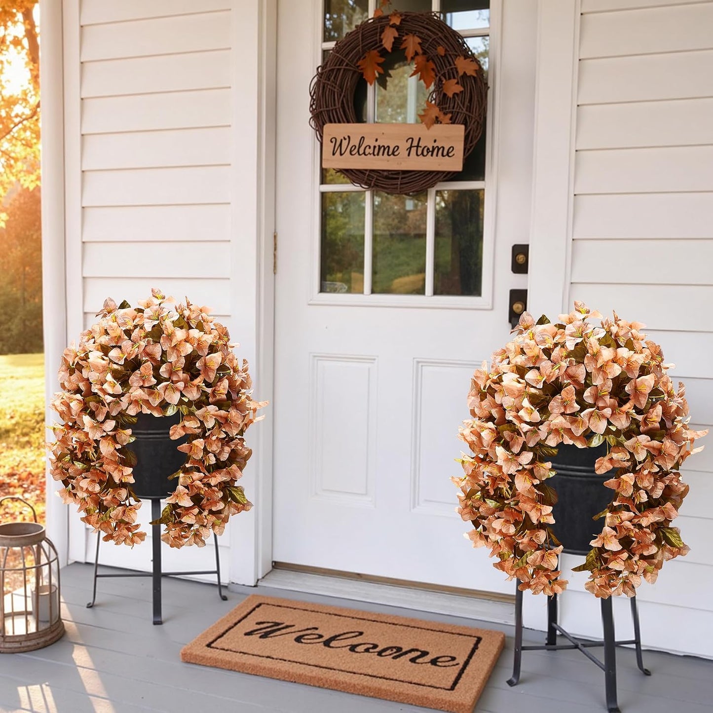 Artificial Hanging Flowers Plants for Outdoors Decor