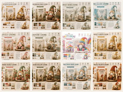 🔥LAST DAY 49% OFF 💕Cozy Gnome DIY Bead Kit Collection