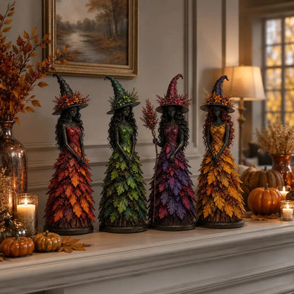🧙‍♀️Enchanted Autumn Witch Figurine