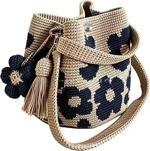 🧵Handmade Crochet Flower Tote – A Little Bag Made With Love