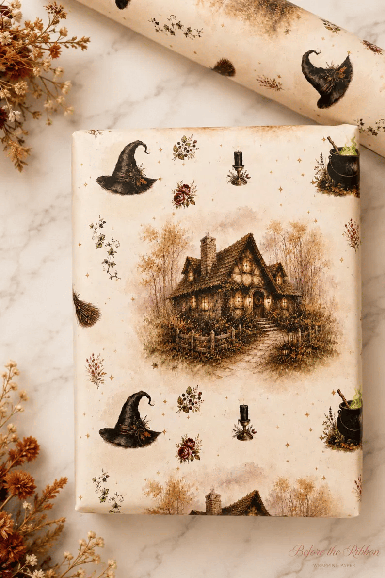 🎀Storybook Watercolor Gift Wrap